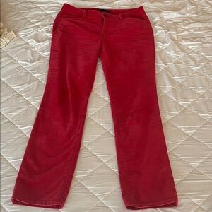 Talbots Red corduroy Pants